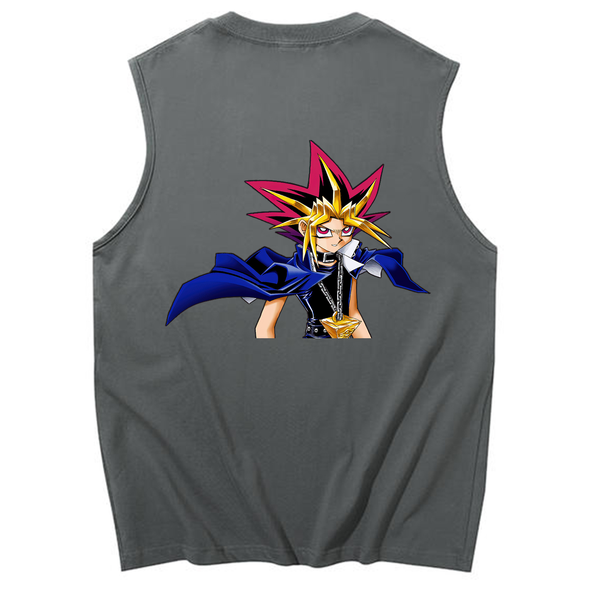 （画像用） 遊☆戯☆王 Yu-Gi-Oh! コットン100％タンクトップ（背面プリント）